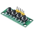 thumbnail image 4 of 4 Button Keypad Module, Reasonable Layout Compact Size 1.6mm Thick PCB Keyboard Module Less Interference with Mounting Holes for Electronic Experiment, 4 of 7