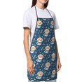 thumbnail image 4 of Fuzoiu Astronaut Corgi Dog Print Kitchen Cooking Aprons,Kitchen Cooking BBQ Aprons,Chef Apron with 2 Pockets for Men Women,Art Aprons for Painting Pottery Ceramics, 4 of 7