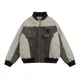 thumbnail image 3 of , chaqueta de béisbol Vintage para mujer con cremallera, estética de los años 2000, ropa de calle de moda coreana de gran tamaño, cazadora, abrigos para mujer, 3 of 5