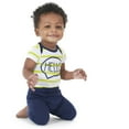 thumbnail image 3 of 4-Pack Baby Boys Blue Stripes Pants, 3 of 7