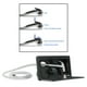 thumbnail image 1 of Ducha exterior Macarena para RV con llave y interruptor de agua de acero inoxidable Negro, 1 of 6