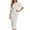 X425 White, variant on Bysome Women Dress Solid Color Short Sleeve Boat Neck Waist Cinching Dresses Summer Casual Women Dresses Size L Black