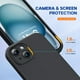 thumbnail image 4 of Funda para teléfono Miracase compatible con iPhone 15 negra, 4 of 6