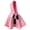 Pink, variant on Halloween Goose Costume Set, 5 Inch Witch Cape with Matching Decorative Hat, Festive Fall Ornament for Desktop Porch Patio Garden Halloween Party Decorations, Multiple Style Outfit Accessories