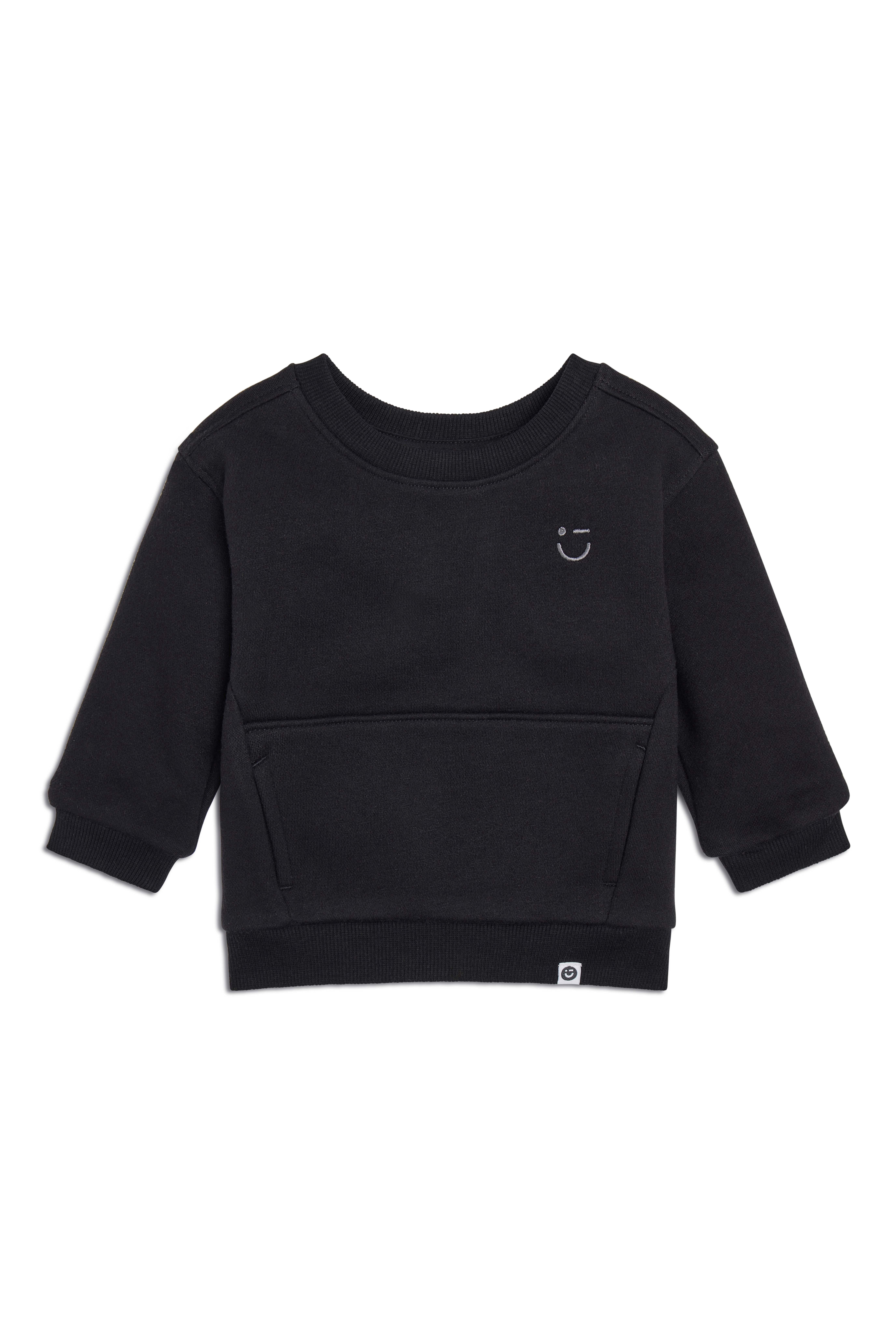 Color Mix by Garanimals Baby Butter Fleece Sweatshirt & Jogger Outfit Set, Sizes 6-24 Months