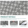 thumbnail image 4 of Latest Checkered 4 Pieces Couch Covers for 3 Cushion Couch Extra Large High Stretch Thickened Sofa Cover for Dogs Pets Anti Slip Furniture Protector Sofa Slipcovers (X Large, Light Gray Checkered), 4 of 7