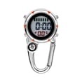 thumbnail image 1 of Carabiner Watch Digital LCD Sports Clip Watch Metal Luminous Belt Backpack Decoration Timer, 1 of 10