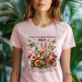 thumbnail image 5 of Women's Christian Floral T-Shirt, Fearfully and Wonderfully Made Shirt, Psalm 139:14 Tee, Natural, Size 2XL, 5 of 6