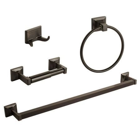 4 Pcs Oil Rubbed Bronze Bathroom Hardware Bath Accessory ...
