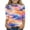 01 Multicolor, variant on Hicidod Toddler Shirts 3/4 Length Sleeve Crewneck Tops Fashion Tie-Dye Spring Summer Pullover Clothes for Kids Girls Boys