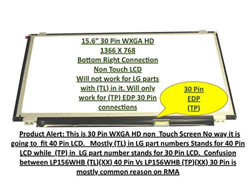 LAPTOP LCD SCREEN FOR HP PAVILION 15-AC143WM 15.6/" WXGA HD 15-AC147CL 15-AC156NR