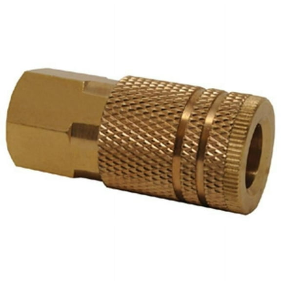 Kdar 28029 Industry & Milton Female NPT Coupler - 0.375 x 0.375 in.