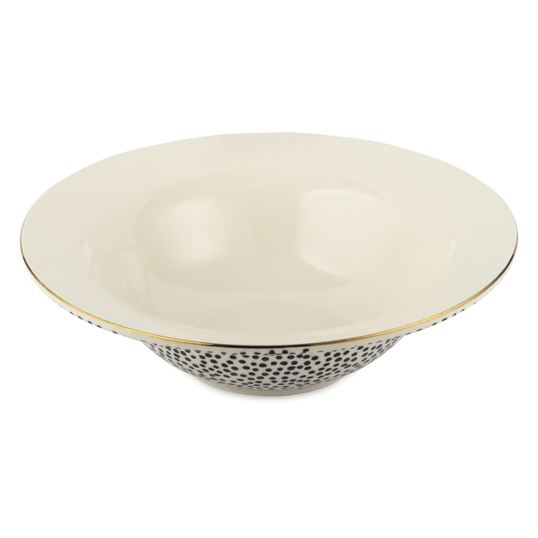 Thyme & Table Dot 3-Piece Ceramic Serving Bowl Set photo 3
