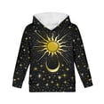 thumbnail image 6 of DISNIMO Sun Moon Hoodie for Boys Galaxy Hoodies Pullover for Boys 14-16 Hooded Sweatshirt Kids Long Sleeve Sweatshirts with Hood Design Children Streetwear Hoodies Boys and Girls Casual, 6 of 7