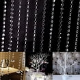 thumbnail image 6 of Crystal Iridescent Beaded Curtain Door String Curtain Wall Panel Window Room Divider Blind for Home Decoration FYCONE, 6 of 9