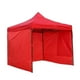 thumbnail image 1 of Cubierta de tienda de campaña, cubierta de dosel con paredes laterales, impermeable, portátil, lona para lluvia, accesorios para cenador para Rojo, 1 of 8