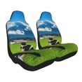 thumbnail image 2 of Cauagu Grazing Cows Mountain View Print Car Seat Covers,Universal Automotive Seat Covers Car Seat Protectors Easy to Install Car Cover Car Accessories Auto rucks Van & SUV-2 PCS, 2 of 9
