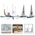 thumbnail image 2 of 4 modelos de veleros pequeños para decorar barcos náuticos y fiestas náuticas (estilo aleatorio), 2 of 5