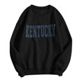 thumbnail image 1 of AMERTEER Womens Soft Casual Manches Longues Tee Shirts Sweat-Shirts à Col Rond Pulls pour Femmes, 1 of 3