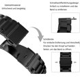 thumbnail image 3 of Correa de reloj de acero inoxidable, correas de reloj de metal con liberación rápida., 3 of 4