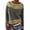 D Yellow, variant on Womens Fall Sweaters Fall Winter Casual Loose Long Sleeve Striped Knit Sweaters Tops Sweaters Rose Gold XXL