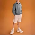 thumbnail image 2 of Ruyang Boys Half Zip Sweatshirt School Preppy Quarter Zip Pullover Tops Spring Long Sleeve Trendy Athletic Sweatshirts, 2 of 9