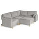 thumbnail image 5 of Sala Modular Makora Morelli Memory Foam Gris Claro Chenille De 5 Módulos, 5 of 10