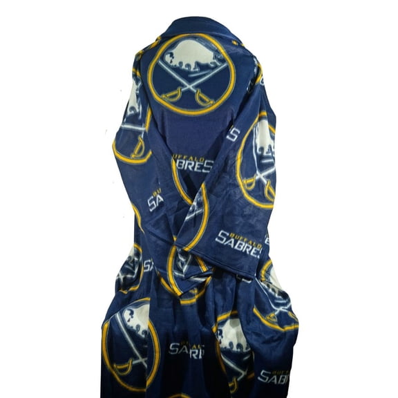 Buffalo Hockey Sabres - Classic Logo Comfy Throw - The Blanket with Sleeves