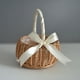 thumbnail image 3 of Cestas de flores para boda con asa, cesta de almacenamiento de dulces, cesta de flores tejida, 3 of 9
