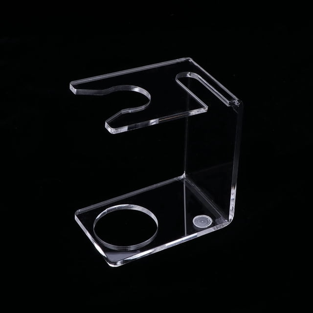 TEHAUX Support de Rasoir de Salle de Bain 3 Pcs avec Support Transparent pour Brosse à Raser et Rasoir