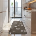 thumbnail image 4 of Brown Dog Paw Footprint Kitchen Rug Mat,Kitchen Runner Rugs Non Skid Washable,Decorative Kitchen Floor Mats for Kitchen,Sink,Laundry,17"x47.2", 4 of 7