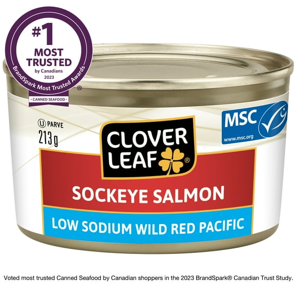 CLOVER LEAF® Saumon Sockeye hyposodique 213 g