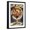 Black Frame, variant on Art.com Las Vegas, Nevada - Casino Pinup Girl Art Print by Lantern Press, Brown Frame Wall Art, 21" x 29"