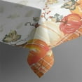 thumbnail image 3 of Autumn Pumpkin Orange Table Cloth,Wrinkle Free Table Cover with Polyester,Waterproof Reusable Table Clothes for Kitchen Picnic Party (Rectangle,60x84inch), 3 of 5