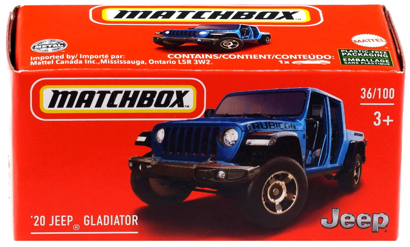 Power Grab Matchbox Cars 2020 ‘20 Jeep Gladiator Red 