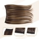 thumbnail image 3 of 16 40.5cm Dark Brown Invisible Hair Extensions Long Straight Synthetic Hair Adjustable Headband Hairpieces No Clip, 3 of 7