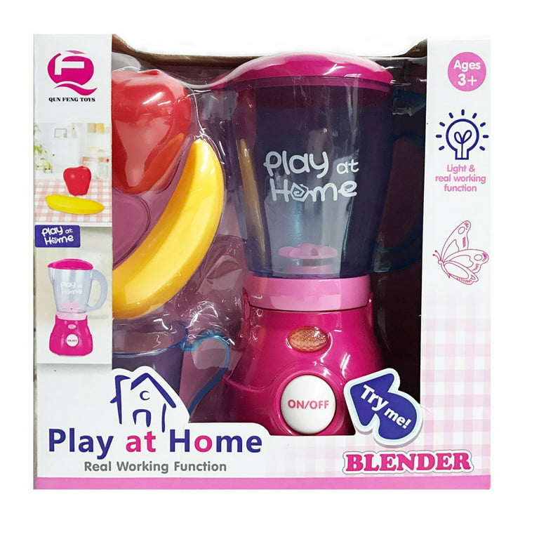 Play at Home Blender and Mixer Kitchen Appliance Play Set Bundle Cake Mixer  Light and Sounds Toy Set for Kids 