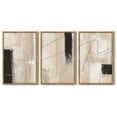 thumbnail image 6 of Drsoum Abstract Minimalism Art 16x24in3pcs Natural Framed Picture Color Block Wall Decor for living Room, 6 of 6