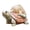 A, variant on Dserhfy Resin Animal Garden Statue Cartoon Bunny Turtle Hedgehog Figurine for Fairy Garden Yard Lawn Indoor Outdoor Decor