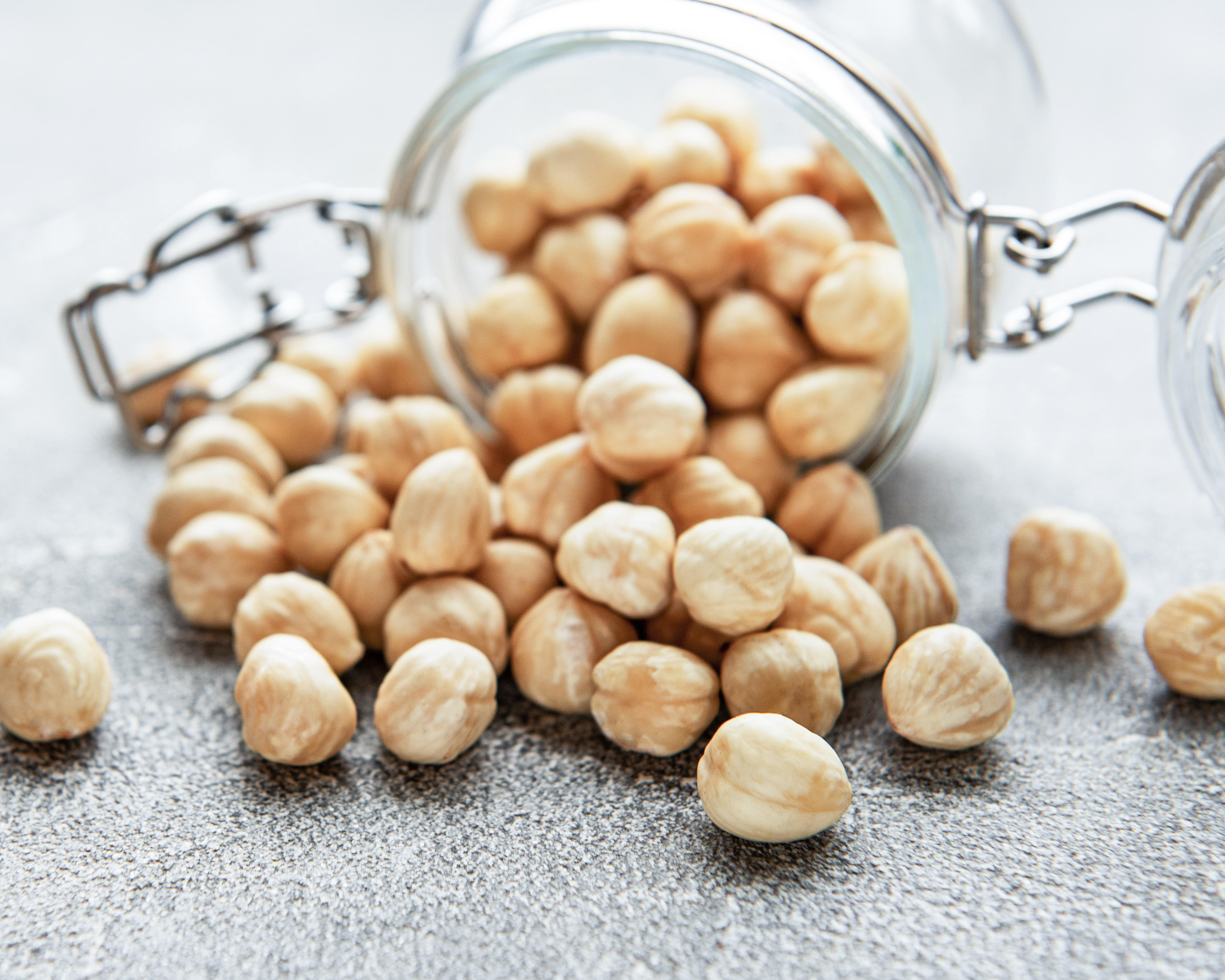 Organic Blanched Hazelnuts, 16 Pounds — Non-GMO, Vegan, Raw, Kosher— by Food to Live