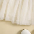 thumbnail image 5 of MEZZALL Toddler Girls Short Sleeve Lace Tulle Dress Dance Party Dresses Sundress Classic Sundress, White, 2-3 Years, 5 of 7