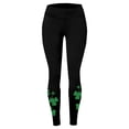 thumbnail image 4 of Gkeoshab Crz Yoga Leggings Women's St. Patrick's Day Printed Irish Festival Yoga Pants Slim Fit Workout Leggings Hot Pink S, 4 of 4