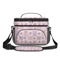 thumbnail image 2 of Lunch Box Pioneer Flower Floral Print Pattern Insulated Lunch Bag for Women Men,Medium Leakproof Lunchbox Cooler Bag Adjustable Strap,10 X 6.7 X 8 Inches, 2 of 6