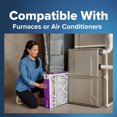 thumbnail image 3 of Filtrete 16x25x4 AC Furnace Air Filter, MPR 1550, MERV 12, Fits Lennox & Honeywell, CERTIFIED Asthma & Allergy Friendly, Electrostatic Air Cleaning F, 3 of 8