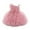 Pink, variant on Fgnfyis Girls Elegant Party Dress Layered Ruffle Cake Tutu Formal Gown for Baby Toddler Kids Birthday Celebration Holiday Dark Purple 18-24 Months