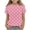 Pink, variant on zbxnLI Girls Polka Dot Print Tee Short Sleeve Top Crew Neck Casual Stylish Summer Kids Shirt Cute School Outfits