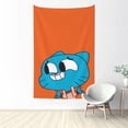 thumbnail image 1 of Tapiz de El asombroso mundo de Gumball para dormitorio, estampado artístico para colgar en la pared, pósteres estéticos, tapices de fondo para sala de estar, dormitorio, regalo para fanáticos, 90 x, 1 of 8