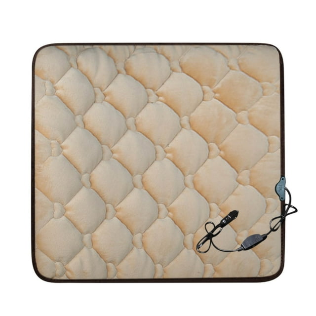 Heated Car Seat Cushion 12V Portable Car Heating Pad Back Heating and Ventilation Function Winter Driving