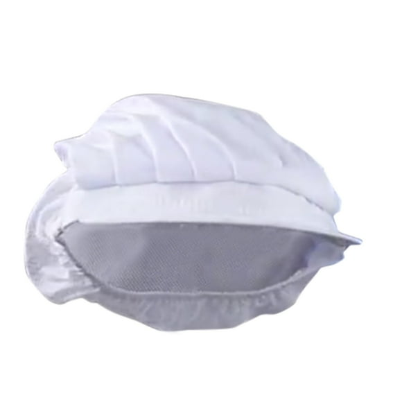 Kitchen Utensil Set Kitchen Hat For Catering Anti Hair Loss Anti Oil Breathable Mesh Work Hat For Men And Women (1PC), Silver