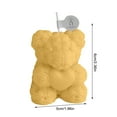 thumbnail image 2 of Rose Bear Aromatherapy Candle Gift, Scented Decorative Home Decor, Valentine's Day Birthday Present, Bear Shape Wax Melt With Essential Oils, 2 of 2